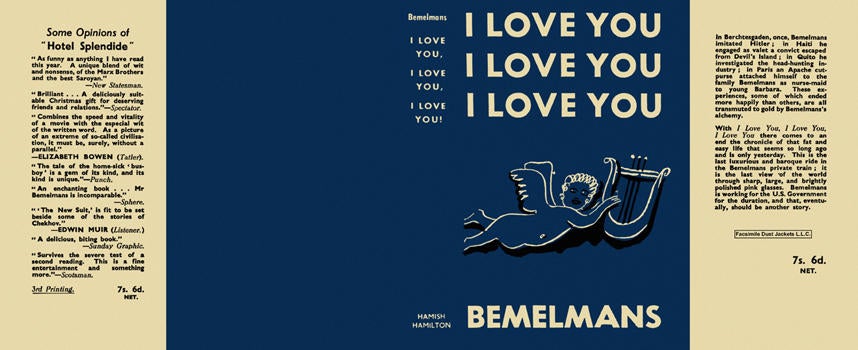 Item #6673 I Love You, I Love You, I Love You. Ludwig Bemelmans