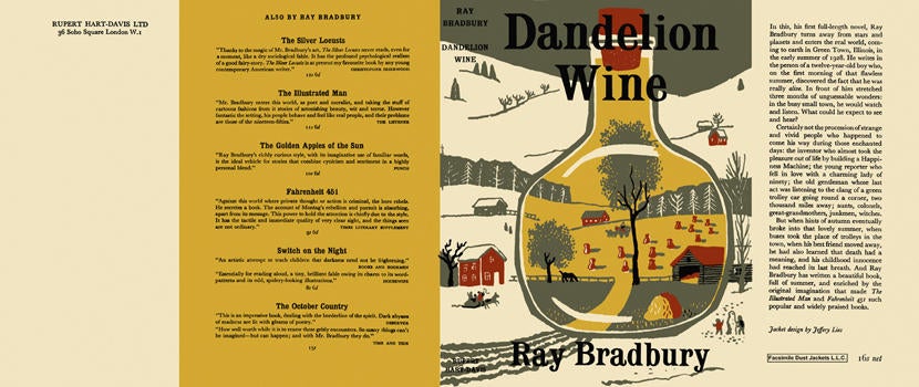 Item #6688 Dandelion Wine. Ray Bradbury