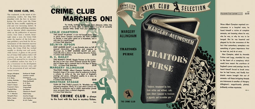 Item #67 Traitor's Purse. Margery Allingham