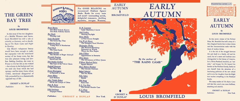 Item #6703 Early Autumn. Louis Bromfield