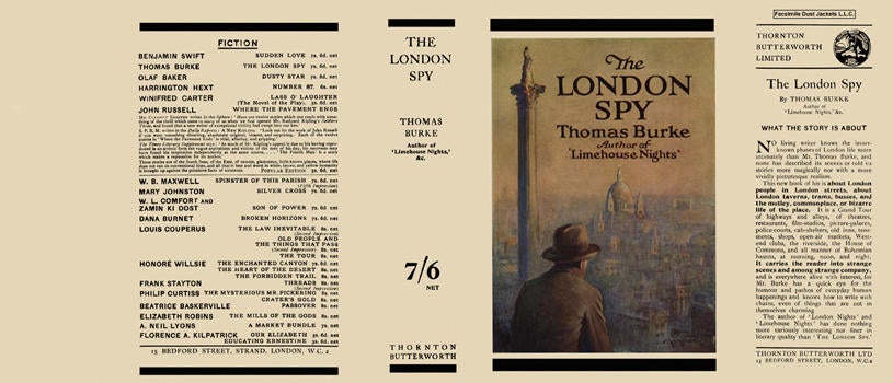 Item #6708 London Spy, The. Thomas Burke
