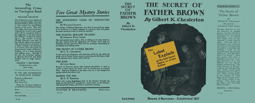 Item #672 Secret of Father Brown, The. G. K. Chesterton