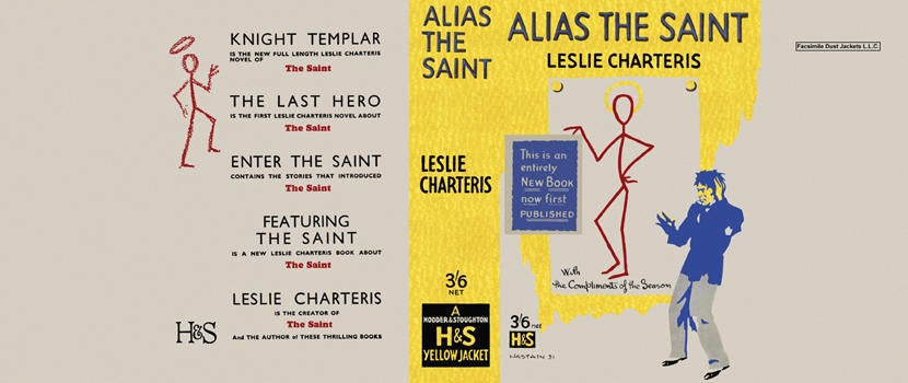 Item #6723 Alias the Saint. Leslie Charteris
