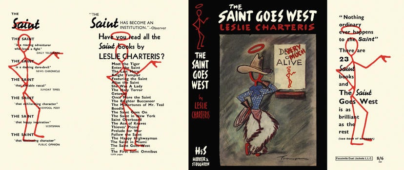 Item #6728 Saint Goes West, The. Leslie Charteris