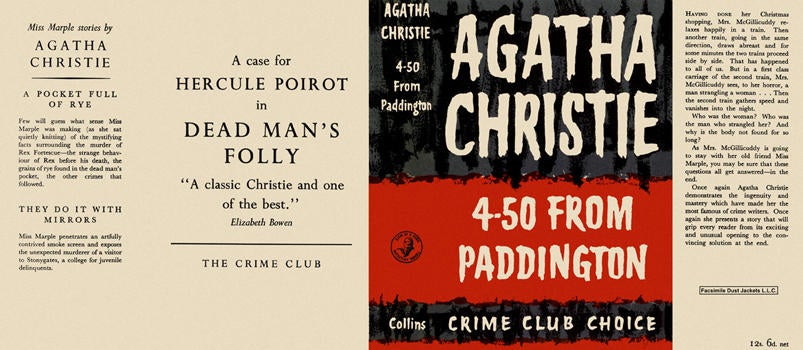 Item #675 4-50 from Paddington. Agatha Christie.