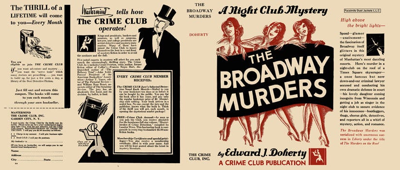 Item #6758 Broadway Murders, The. Edward J. Doherty.