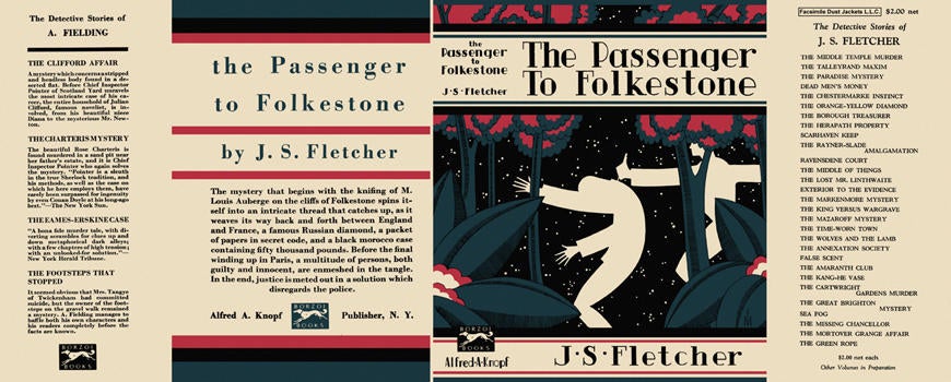 Item #6782 Passenger to Folkestone, The. J. S. Fletcher