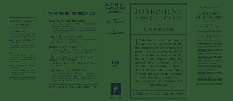 Item #6784 Josephine, Napoleon's Empress. C. S. Forester