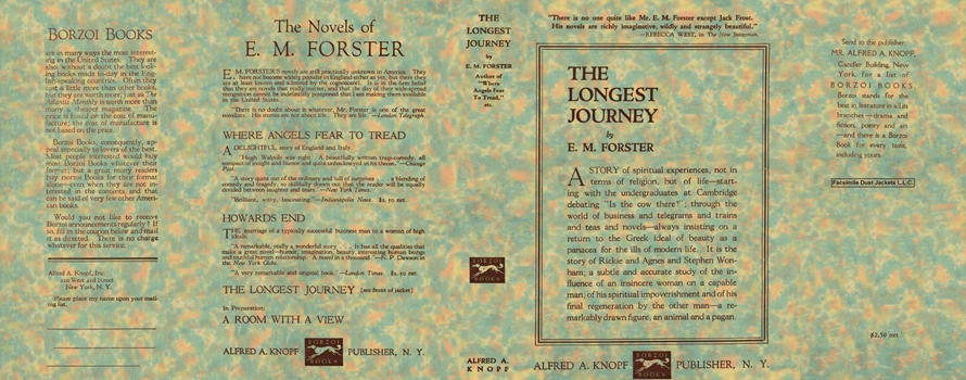 Item #6786 Longest Journey, The. E. M. Forster.