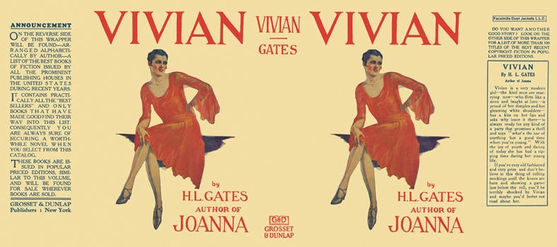 Item #6796 Vivian. H. L. Gates
