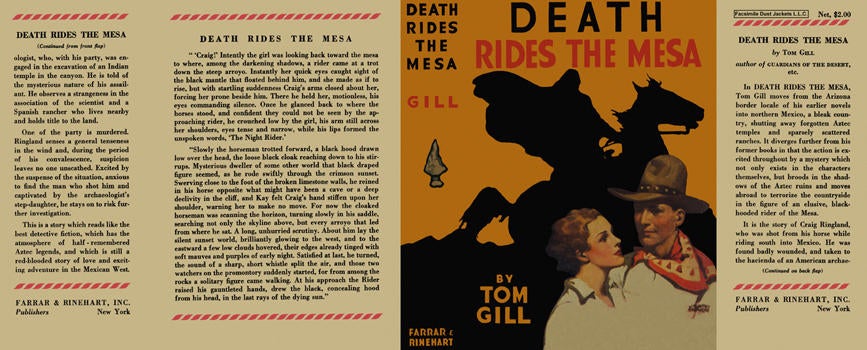 Item #6799 Death Rides the Mesa. Tom Gill