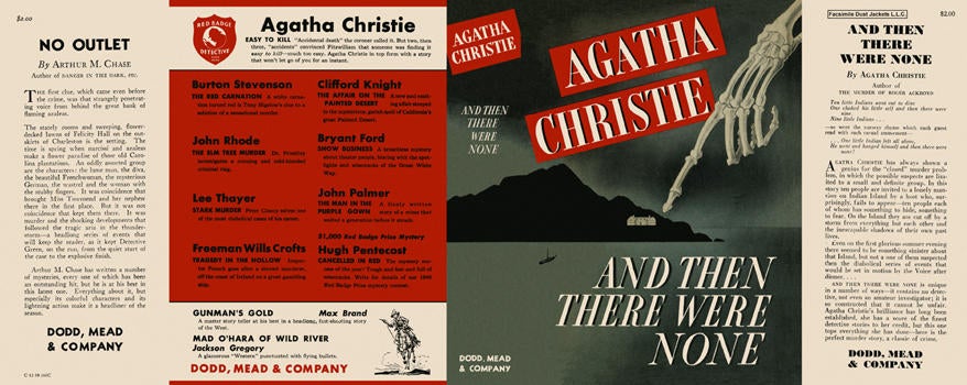 Item #682 And Then There Were None. Agatha Christie