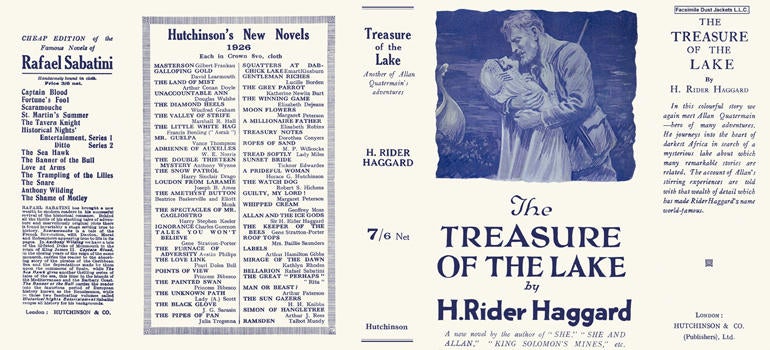 Item #6822 Treasure of the Lake, The. H. Rider Haggard