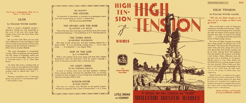 Item #6825 High Tension. William Wister Haines, Robert Lawson.