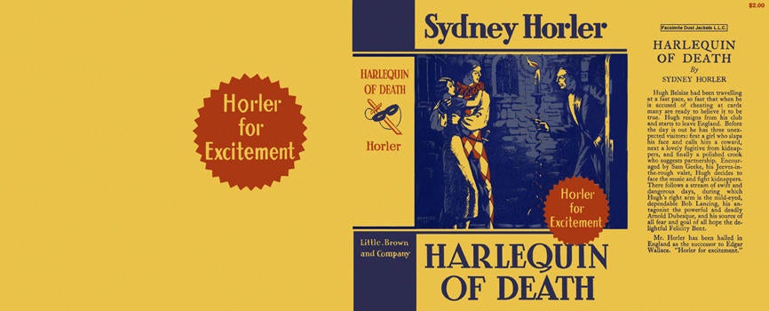 Item #6845 Harlequin of Death. Sydney Horler.