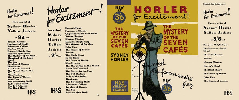 Item #6847 Mystery of the Seven Cafes, The. Sydney Horler