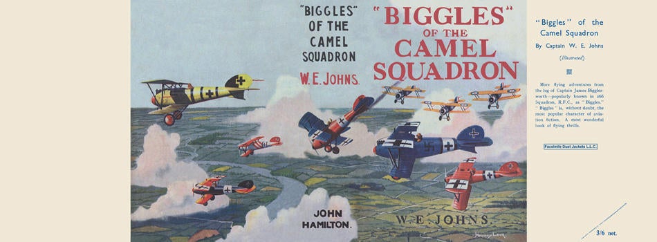 Item #6857 Biggles of the Camel Squadron. Captain W. E. Johns.