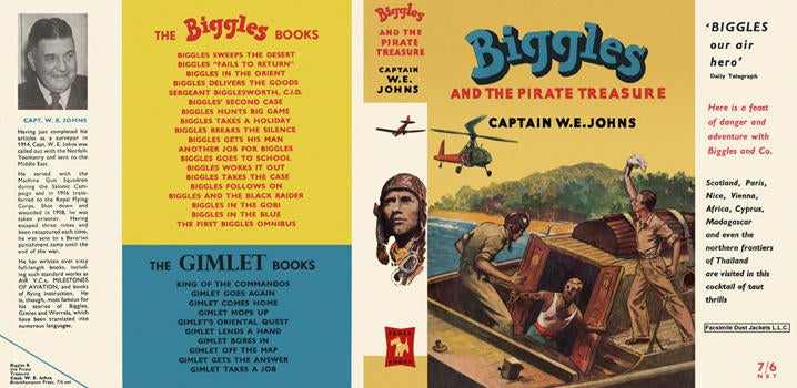 Item #6861 Biggles and the Pirate Treasure. Captain W. E. Johns