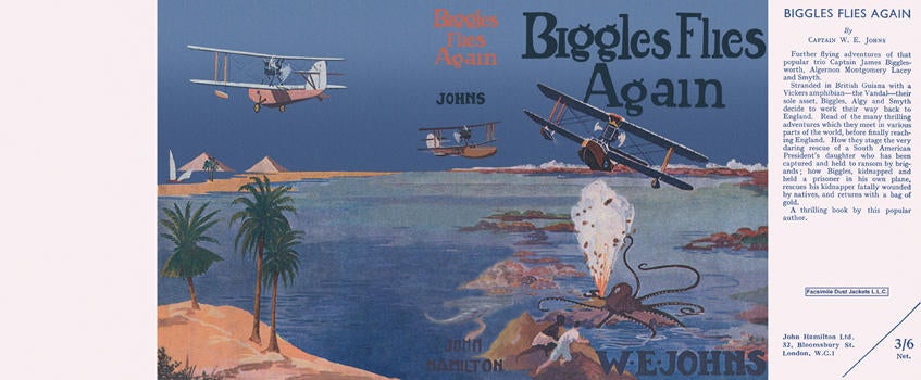 Item #6865 Biggles Flies Again. Captain W. E. Johns
