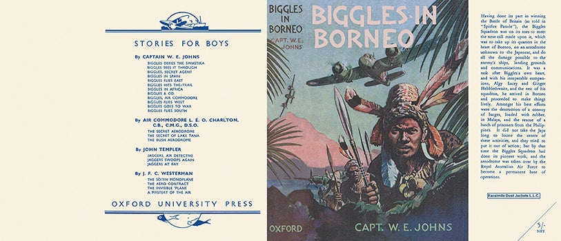 Item #6874 Biggles in Borneo. Captain W. E. Johns.