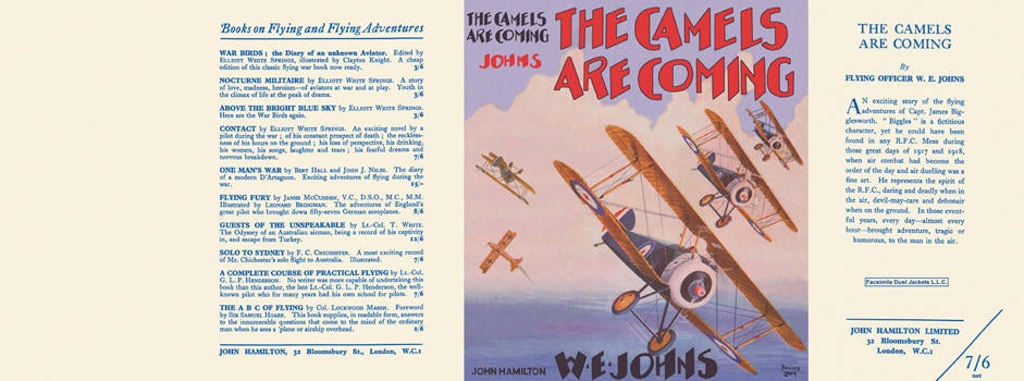 Item #6882 Camels Are Coming, The. Captain W. E. Johns