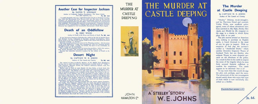 Item #6886 Murder at Castle Deeping, The. Captain W. E. Johns