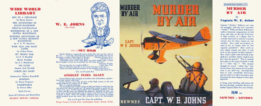 Item #6887 Murder by Air. Captain W. E. Johns