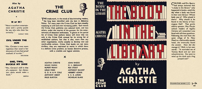 Item #689 Body in the Library, The. Agatha Christie