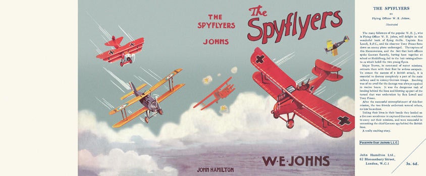 Item #6891 Spyflyers, The. Captain W. E. Johns