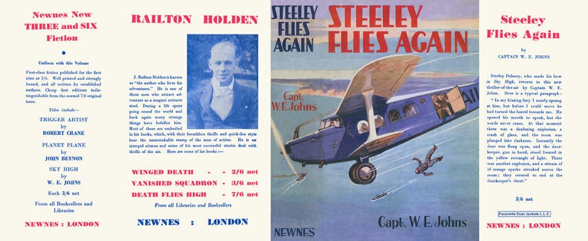 Item #6892 Steeley Flies Again. Captain W. E. Johns