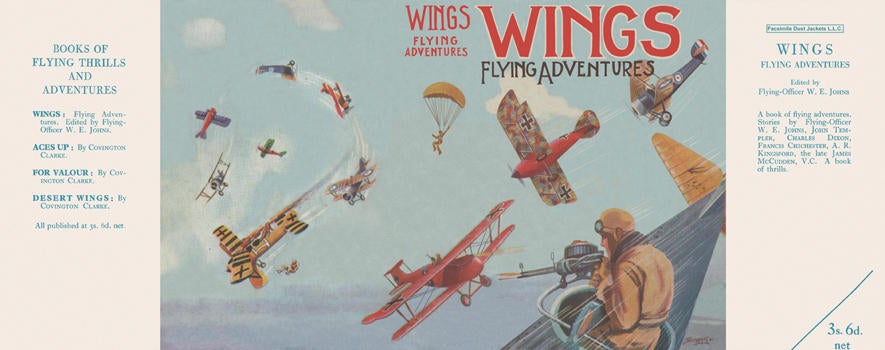 Item #6893 Wings Flying Adventures. Captain W. E. Johns.
