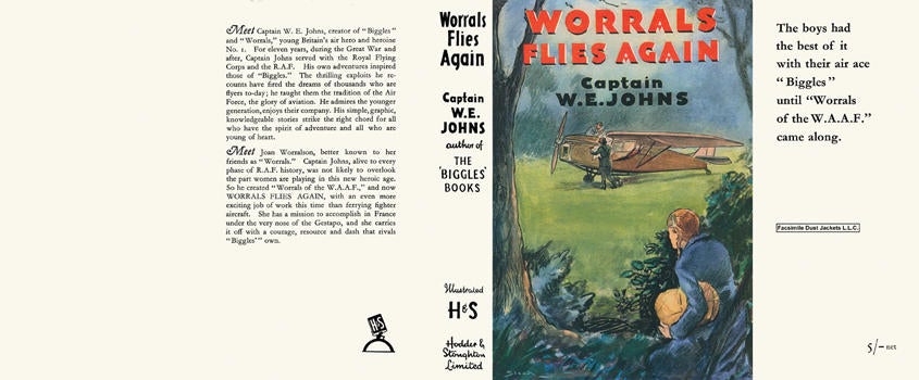 Item #6894 Worrals Flies Again. Captain W. E. Johns.