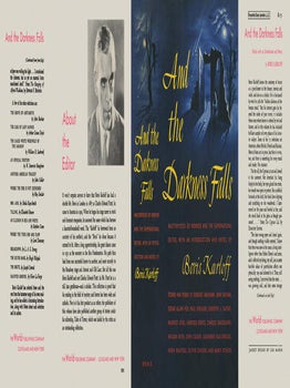 And the Darkness Falls. Boris Karloff, Anthology.