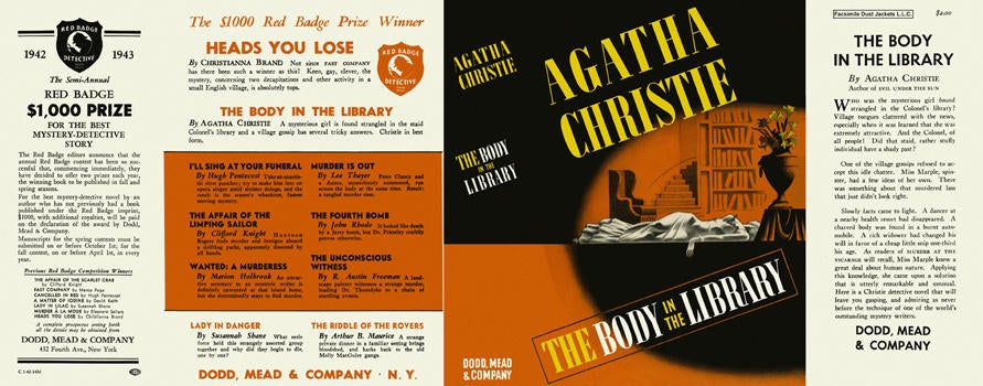 Item #690 Body in the Library, The. Agatha Christie