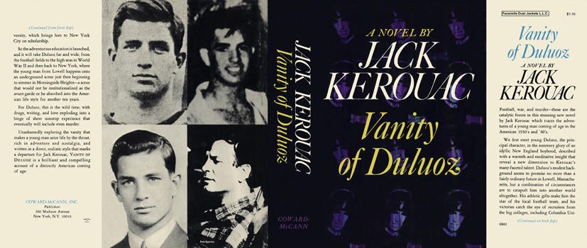 Item #6902 Vanity of Duluoz. Jack Kerouac