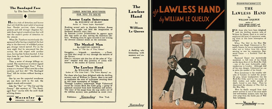 Item #6918 Lawless Hand, The. William Le Queux