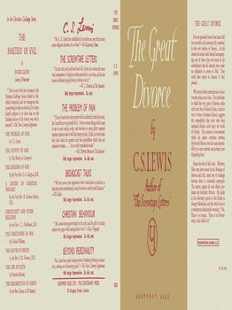 Great Divorce, The. C. S. Lewis.