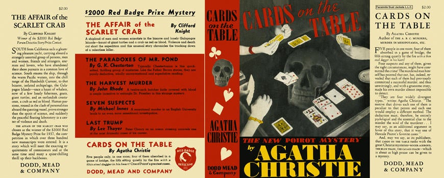 Item #694 Cards on the Table. Agatha Christie.