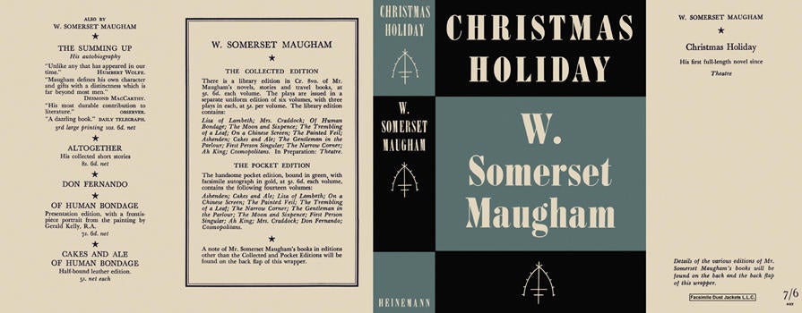 Item #6953 Christmas Holiday. W. Somerset Maugham