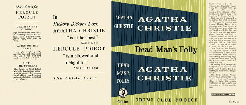 Item #697 Dead Man's Folly. Agatha Christie