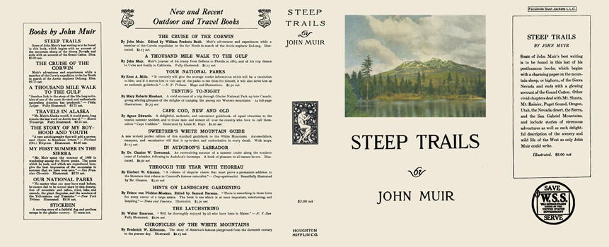 Item #6975 Steep Trails. John Muir
