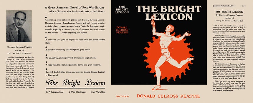 Item #6998 Bright Lexicon, The. Donald Culross Peattie.