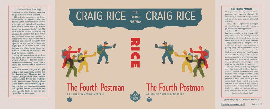 Item #7013 Fourth Postman, The. Craig Rice