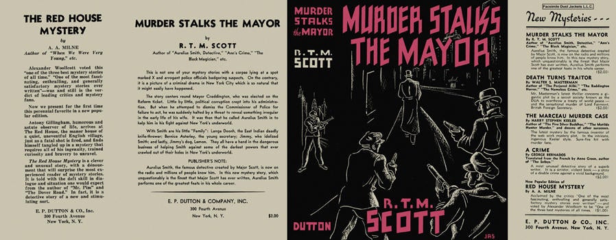 Item #7033 Murder Stalks the Mayor. R. T. M. Scott
