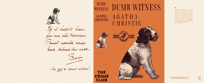 Item #705 Dumb Witness. Agatha Christie