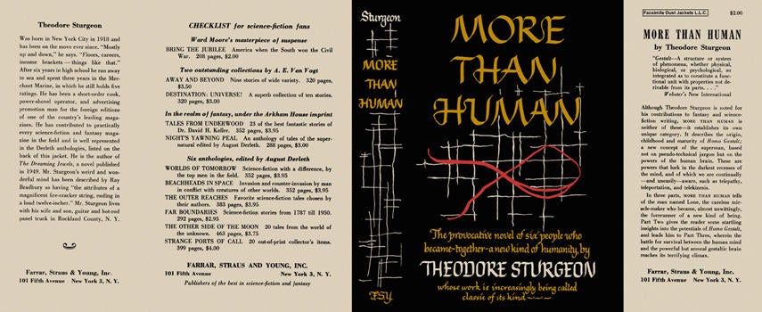 Item #7051 More Than Human. Theodore Sturgeon.