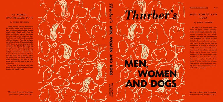 Item #7059 Men, Women and Dogs. James Thurber.