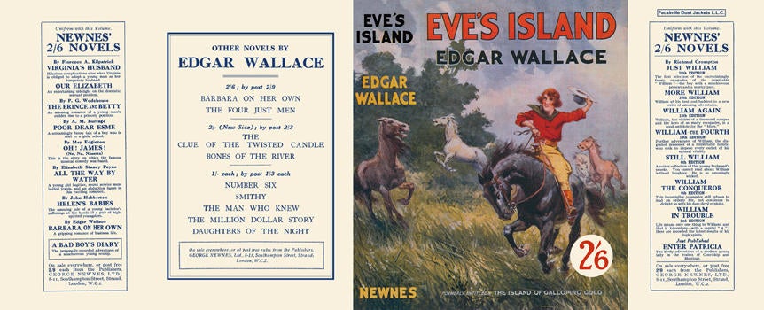 Item #7083 Eve's Island. Edgar Wallace.