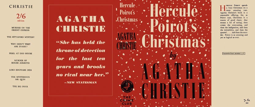 Item #710 Hercule Poirot's Christmas. Agatha Christie