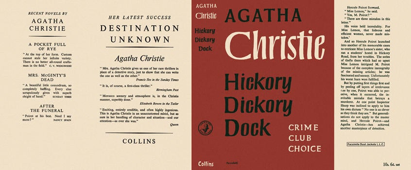Item #711 Hickory Dickory Dock. Agatha Christie